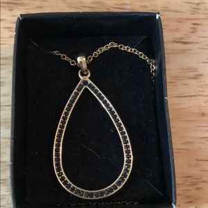 Large teardrop necklace